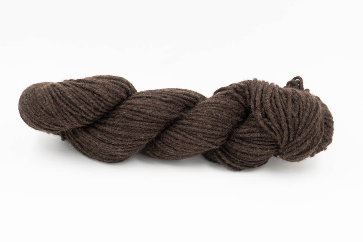Baby Yak Wool Yarn - Undyed Dark Chocolate Brown - Bulky