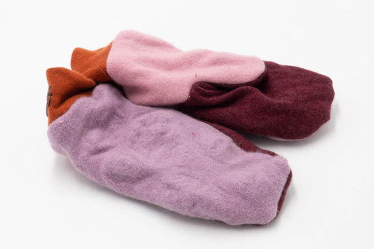 Classic Upcycled Cashmere Mittens m27