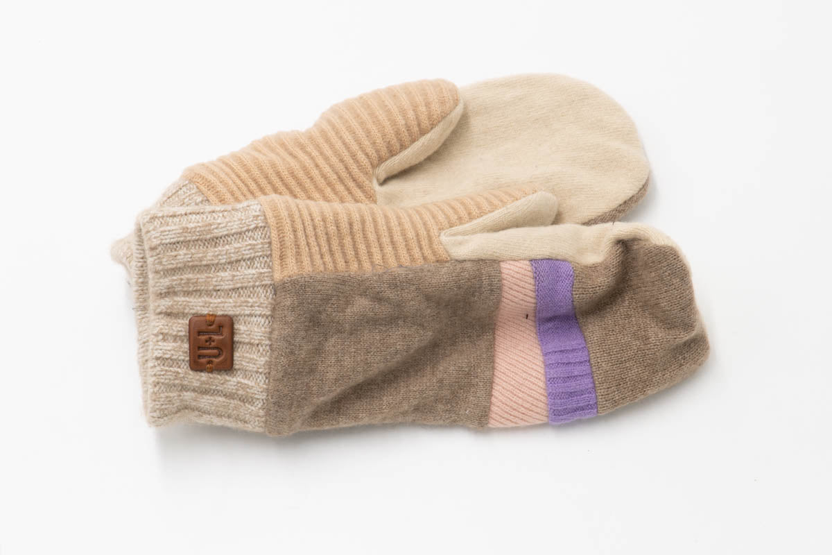 Classic Upcycled Cashmere Mittens m65
